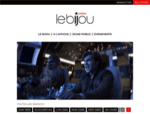 Tablet Screenshot of cinema-lebijou.fr